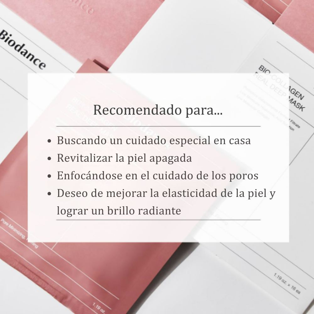 BioGlow™ - Mascarilla Facial de Bio Colágeno Real