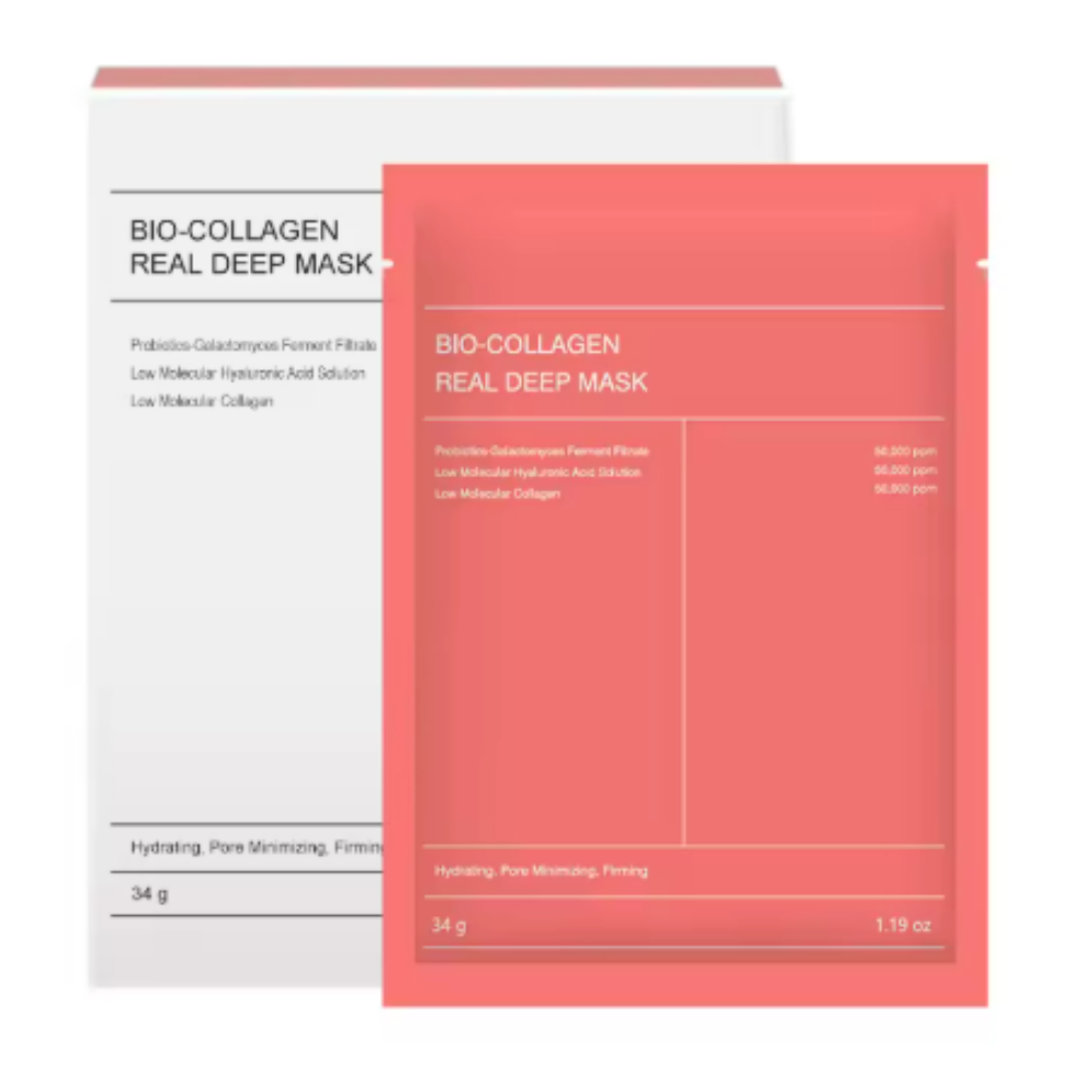 BioGlow™ - Mascarilla Facial de Bio Colágeno Real