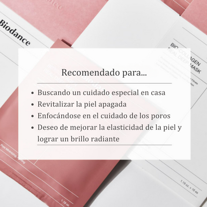 BioGlow™ - Mascarilla Facial de Bio Colágeno Real