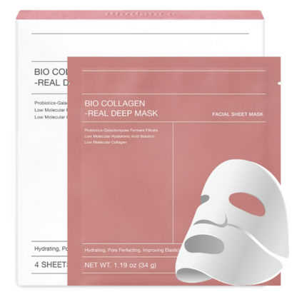 BioGlow™ - Mascarilla Facial de Bio Colágeno Real