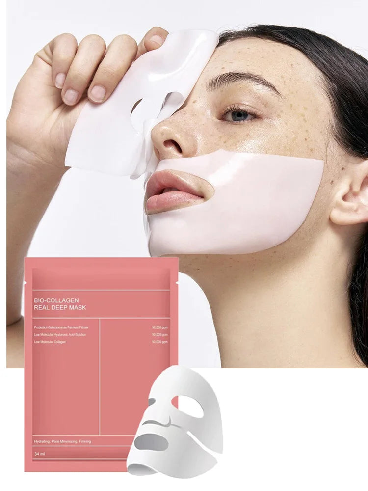 BioGlow™ - Mascarilla Facial de Bio Colágeno Real