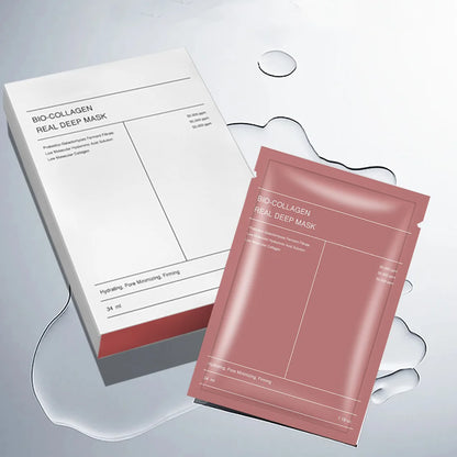 BioGlow™ - Mascarilla Facial de Bio Colágeno Real
